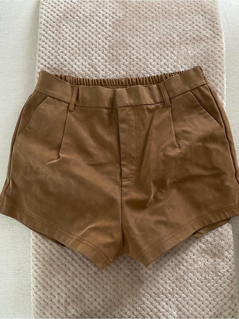 Free People Roma Vegan Suede Shorts